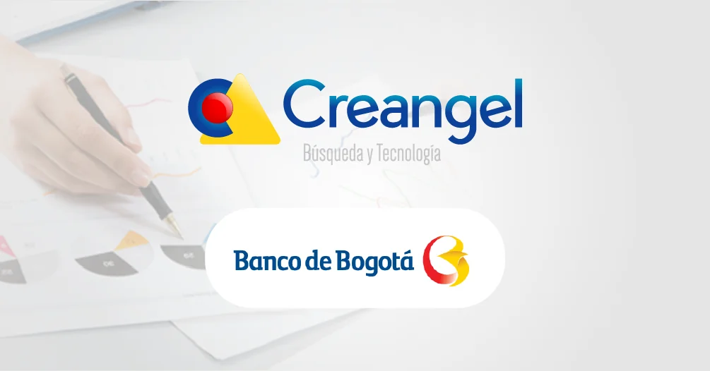 Original graphic piece of Creangel for the Banco de Bogotá case